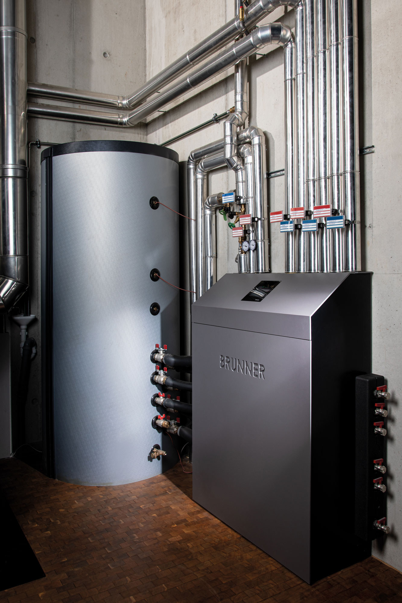 auswahl brunner heiztechnik heizzentrale bhz 3 systemspeicher